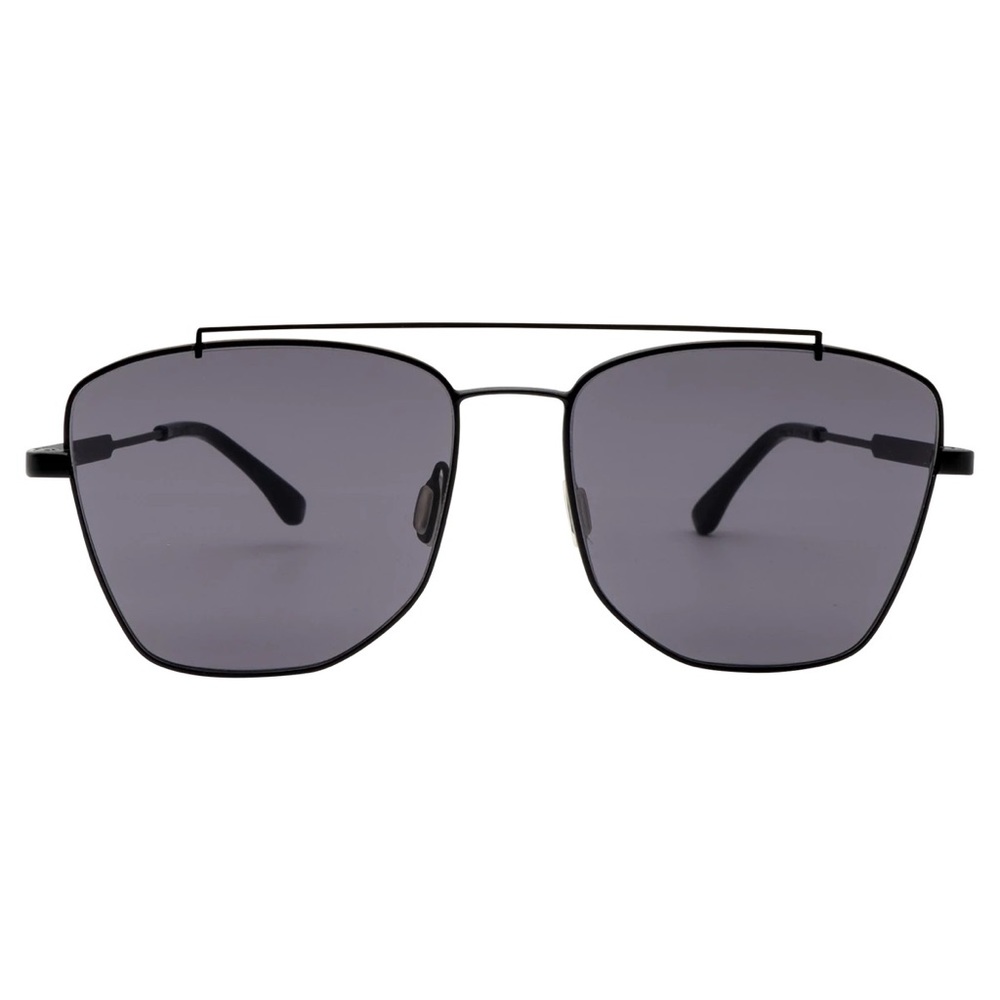 LIMITED EDITION VERA WANG CONCEPT 79 SUNGLASSES. UNISEX BLACK LENSE STEEL FRAME.